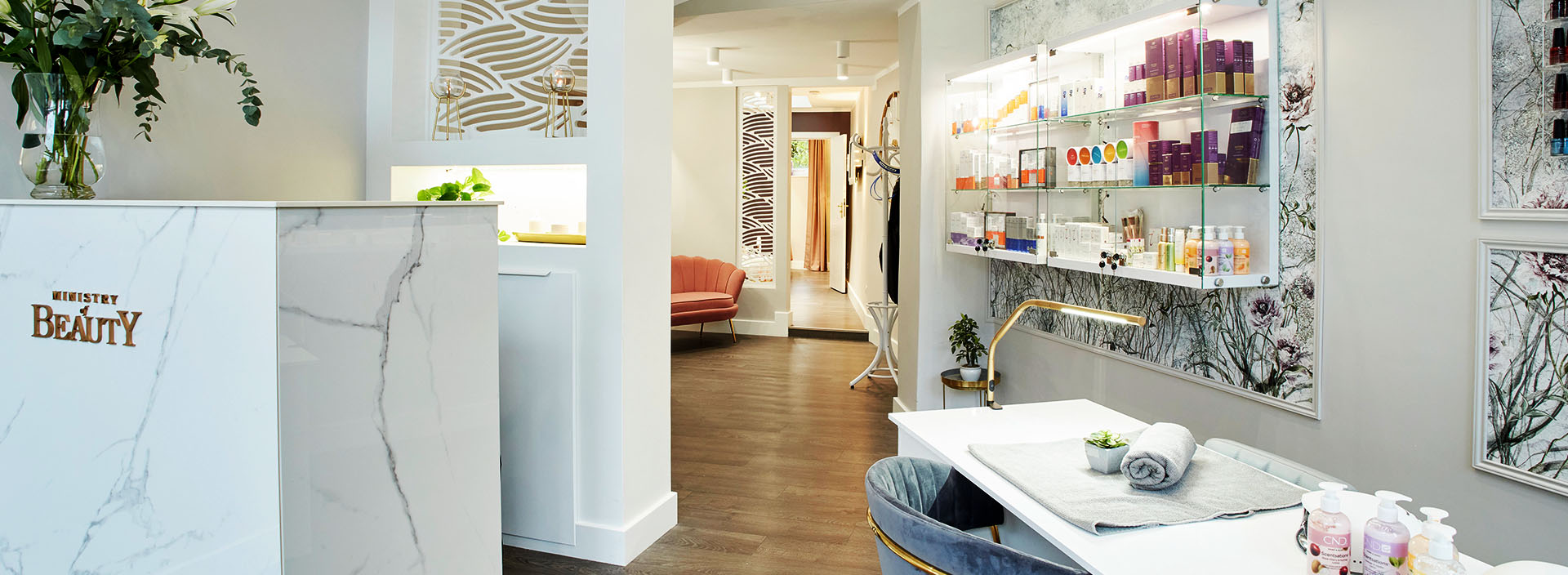 Treatment room at Ministry of Beauty